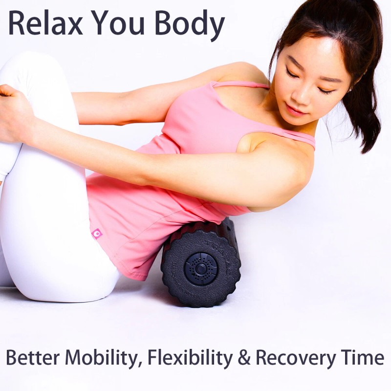 Trigger Point Foam Massage Roller 4 Speeds High Intensity Vibrating