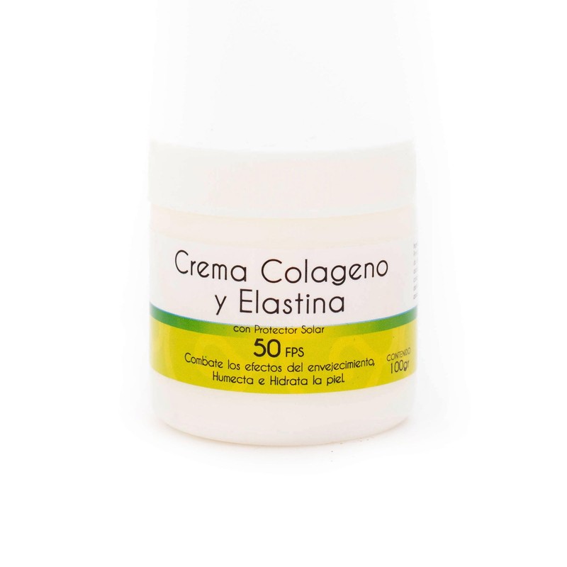 Crema de Colageno Con Elastina 50 FPS Lenico 100 gr