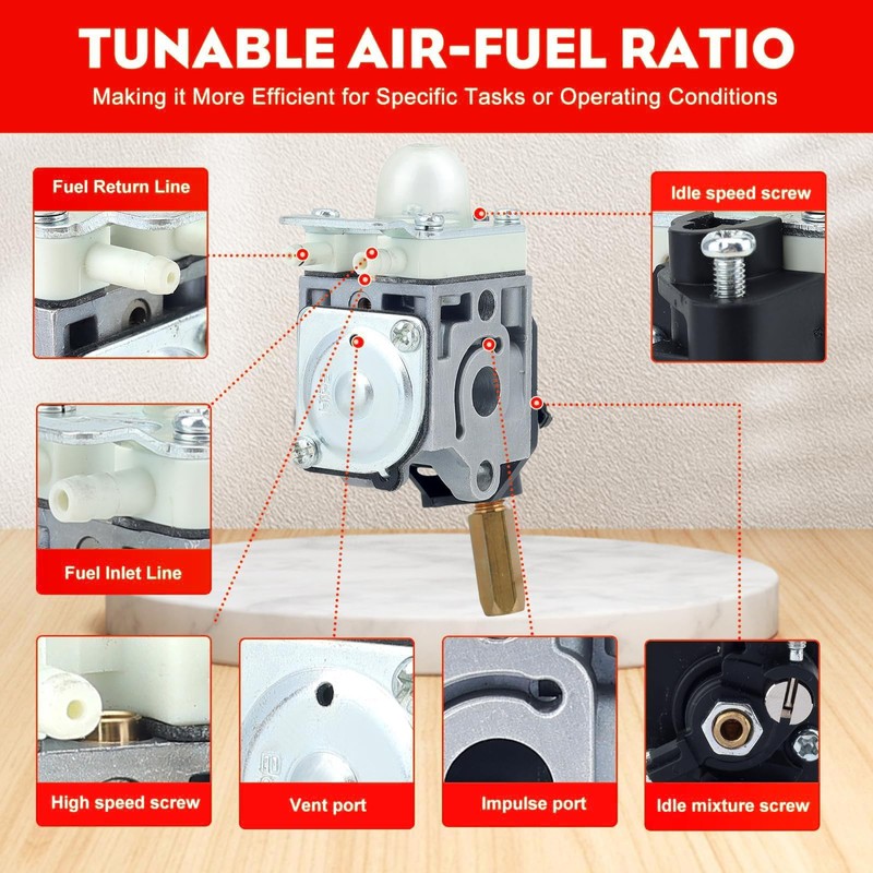 SRM-210 Carburetor Kit for Echo SRM-210 GT200R HC150 PE200 –