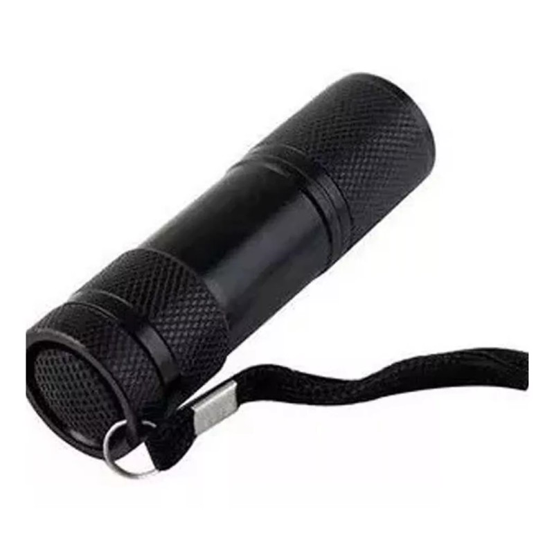 Veraly Linterna Uv Lampara Ultravioleta 9 Led Luz Negra Billetes