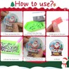 Winter Diamond Painting Magnets, 16 Pcs Christmas DIY Ornament Kits