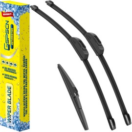 GSPSCN 3 Wipers OEM QUALITY Replacement For Hyundai Accent 2022-2012，Kona 2023-2018 /Kia Rio 2023-2012 Original Equipment Windshield Wiper Blades Set 26"+16"+11"(Set of 2)