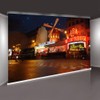 PHMOJEN Paris Moulin Rouge Backdrop 7x5ft Night Street Scenery Photography