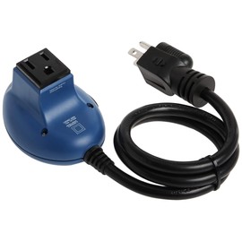 Reliance Controls Ammeter and Wattmeter THP103 AmWatt Appliance Load Tester/Plug, Blue