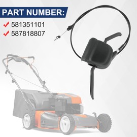 RALBDX AWD Control Cable # 587818807 581351101 Compatible with Husqvarna Craftsman Lawn Mower HU800AWD, HU725AWDEX, HU725AWDHQ, HU800AWDX/BBC, LC356AWD, LC56AWD