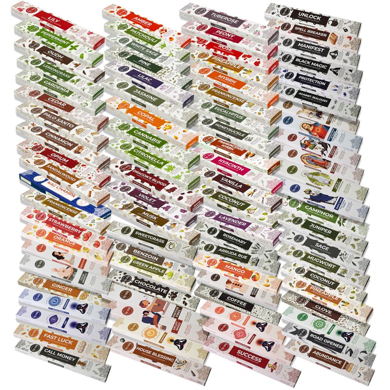 Trumiri Incense Sticks - Insence-Sticks - 12 Random Scents Variety