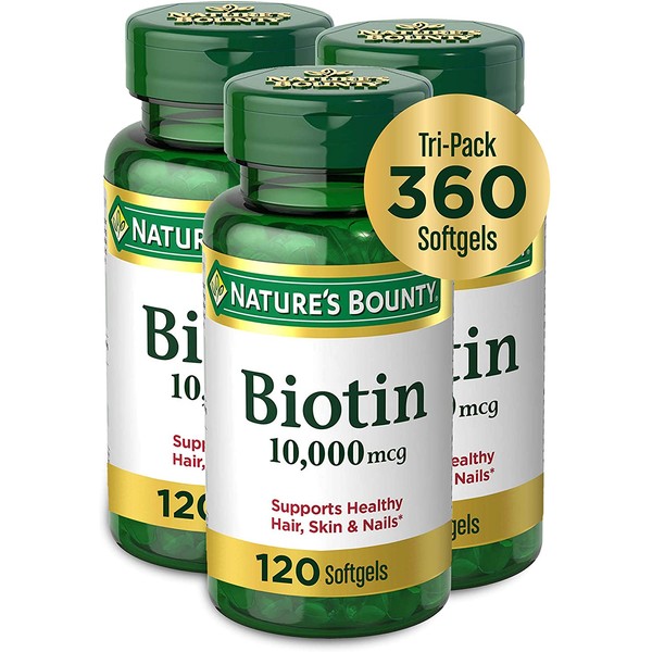 Biotin by Nature's Bounty, Vitamin Supplement, Supports Metabolism for Cellular Energy