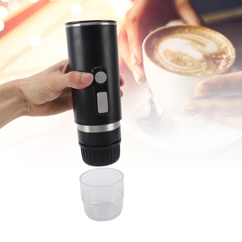 Portable Coffee Maker 15bar ABS Capsules Ground Coffee Extraction Electric