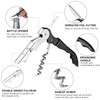 Uaorexplo Manual Wine Opener, Foldable Server Wine Key, Double Hinged