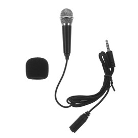 FUNOMOCYA Microphone Clip-on Mini Recording Microphone for Phone Lightweight Portable Mic Aluminum Magnesium Alloy for Singing Videos