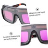 SHINEOFI 1pc Solar Automatic Dimming Welding Goggles Lightweight Protective Eye