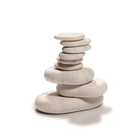 Master Massage 9 Pieces Cold Stone Set Cool White Marble Package