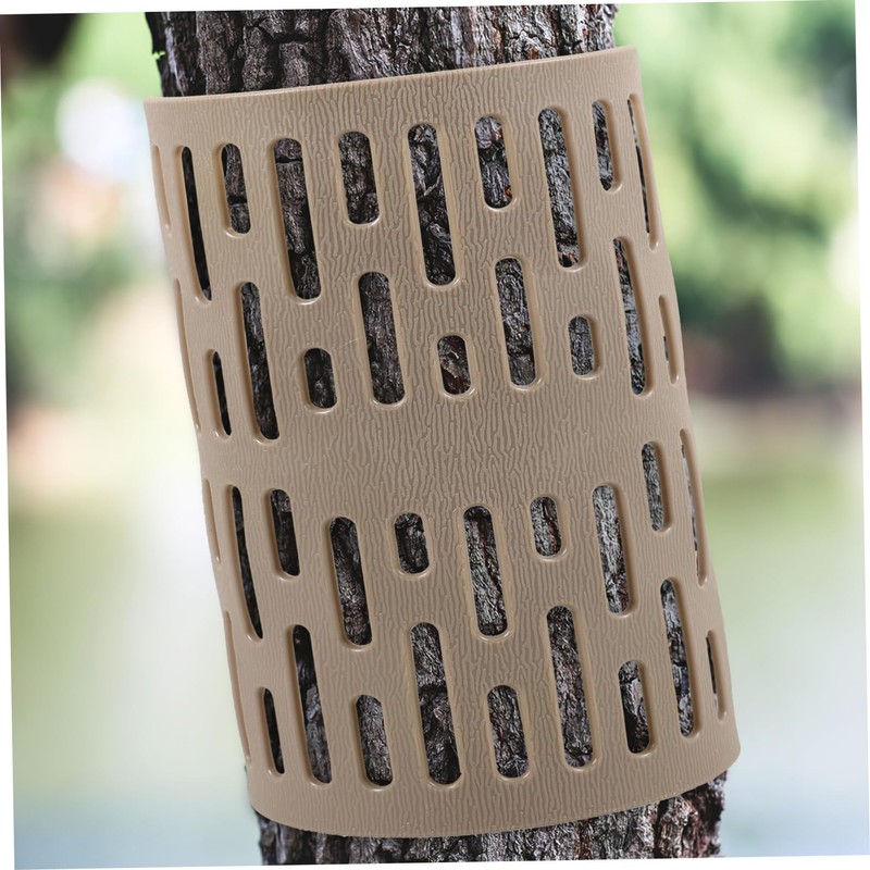 KONTONTY Plastic Tree Trunk Protector Modular Tree Guard for Enhanced