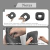 Ear Piercing Pillow for Side Sleepers with Ear-Shaped Hole for