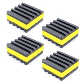 winova Anti-Vibration Rubber Mat, Anti-Vibration Pad, Vibration Absorption, Soundproofing, For Washing Machines, Outdoor Units, 3D Printers, Anti-slip Cushions, Set of 4 (3.0 x 3.0 x 0.9 inches (76 x