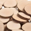 LAZACA Natural Wood Slices Unfinished 3-4cm, Wooden Paint Kits Art