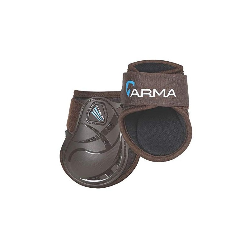 Shires Arma Carbon Fetlock Boots - Brown Full