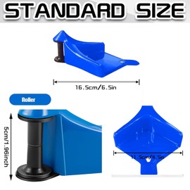 LxcshLjx 4Pcs Car Hose Guide, Tire Hose Roller for Car Washing, Plastic Car Detailing Tool to Prevent Pressure Washer Hose Stuck Under Tires, Washing Tube Guide for Tire Cleaning to Avoid Snagging