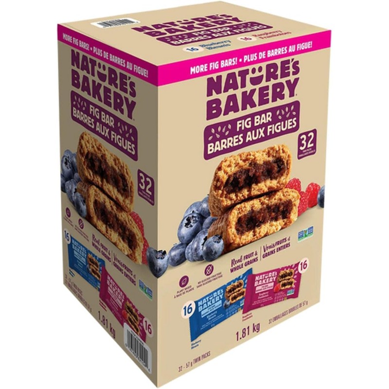 Nature's Bakery Fig Bars Variety Pack (2 oz., 32 ct.)