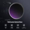 NEEWER 62mm 可変NDフィルター トゥルーカラー&ハードストップ 3-11ストップ調整可能 ND8-2000フィルター 減光レンズ DSLRカメラ/ミラーレスカメラ用 減光フィルター マルチコート光学ガラス