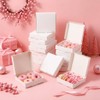 CACASO 50 Pcs Mini Pizza Boxes, Square, White, 3.54 x