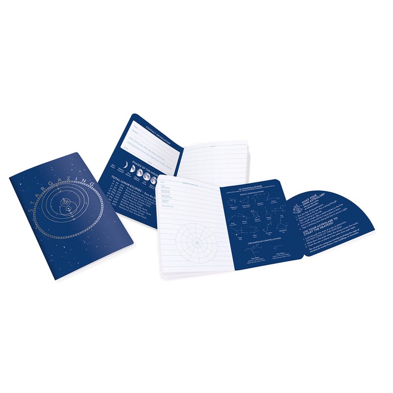 Stargazing Passport Sized Mini Notebook - a Pocket Size Pad