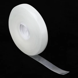 Yolev Clear Elastic Strap 1CM Wide Elastic Band High Flexibility Clear Elastic for DIY Shoulder Bra Clothes Sewing Project (10M, Transparent)