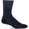 Sockwell Men's Zig Crew Sock, Denim - L/XL