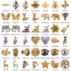 ETHNICITI Butterfly Gold Metal Vintage Knob Pull Handle Drawer Cupboard
