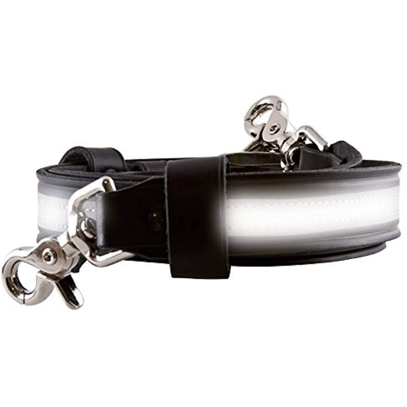 Perfect Fit Firefighter Leather Reflective Bundle- Radio Strap and Anti-Sway