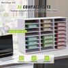 Gdrasuya10 Classroom Office Mailbox 24 Slots Literature Mail Organizers Desktop