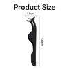Durable Stainless Steel Eyelash Applicator Tool,Simple Black Lash Applicator Tool,Compact