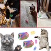Cat Spiral Spring Toy - 100Pcs Creative Interactive Kitten Toys,