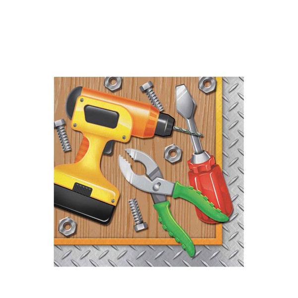 Handyman Party Lunch Napkins (16 ct)