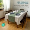 JEMIDI Table Runner Modern Green 40 x 240 cm -
