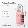 NOVLOCK Suitcase Padlocks – TSA Approved Suitcase Locks with 4-Digit