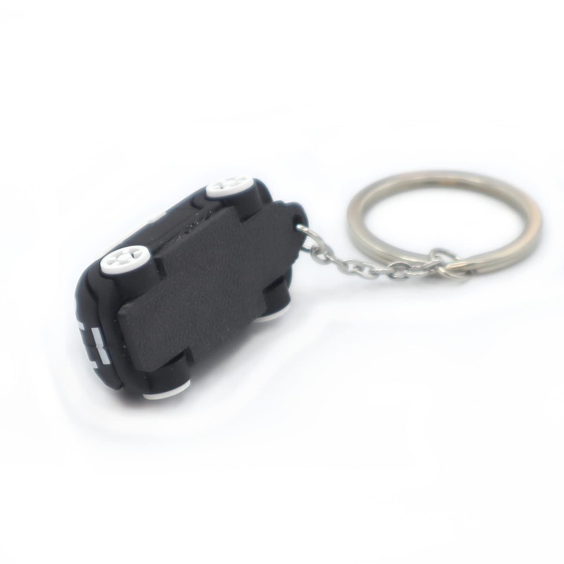 3D OM Keyring with MINI Silicone Model (Black), Stylish Cute