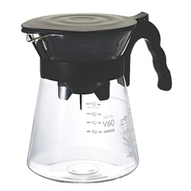 HARIO V60 Drip In VDI-02B 23.7 fl oz (700 ml), Black