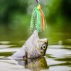 ZOKBOM 6 Pieces Artificial Lures for Bass Chatterbait Pike Chatterbait
