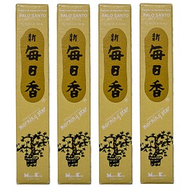 Morning Star Incense | Palo Santo | 4 Boxes | Each Box has 50 Sticks | 200 Sticks Total