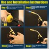 Trigger-Start Torch Head, High Intensity Flame Torch Head TS4000, MAPP/Propane