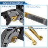 A ABSOPRO Long Short Brake Clutch Levers for Yamaha YZF