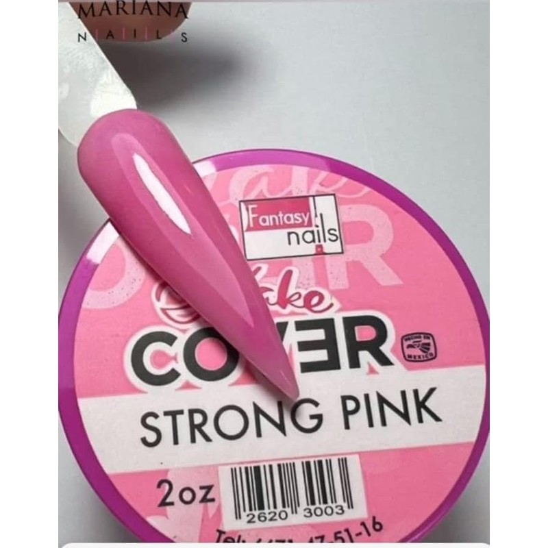 Fantasy Nails Acrylic Powder Cover Strong Pink, 2oz