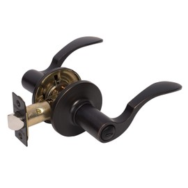 Dynasty Hardware MON-30-12P Monterey Lever Privacy Set, Aged Oil Rubbed Bronze (3 Pack)