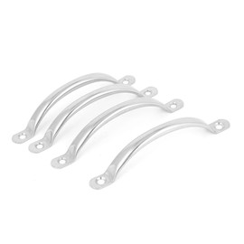 Sourcingmap Drawer Closet 105mm Hole Distance Stainless Steel Bow Shape Pull Handle 4pcs
