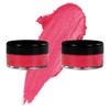 7V HOME BEAUTY Red Eyeshadow Cream, Blendable Smooth 2pcs Shimmer