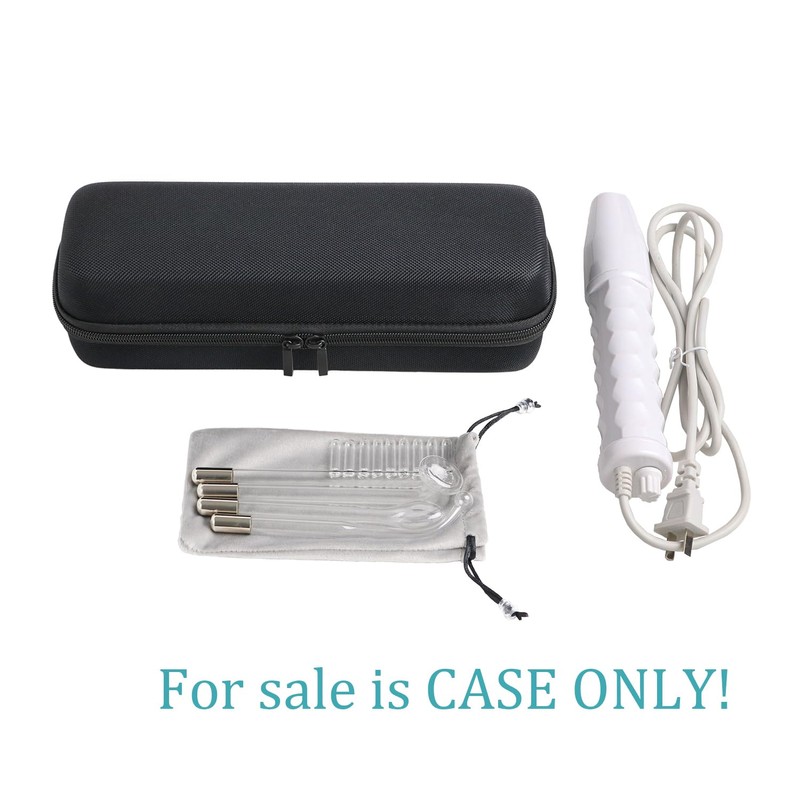 inDomit Travel Case Compatible with NuDerma Professional Skin Therapy Wand,Lightweight,Black(CASE