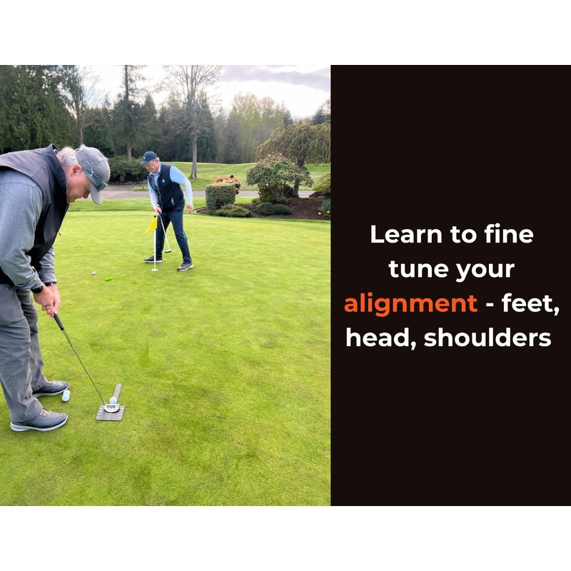 Putt Line One Putt Ruler - Golf Putting Alignment Training