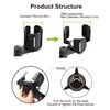 XYAJUANG 4-in-1 Car Expander with Dual Cup Holder, Phone Holder,