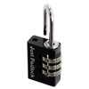 HIT JP-330 Adjustable Number Padlock, JP-330, Black